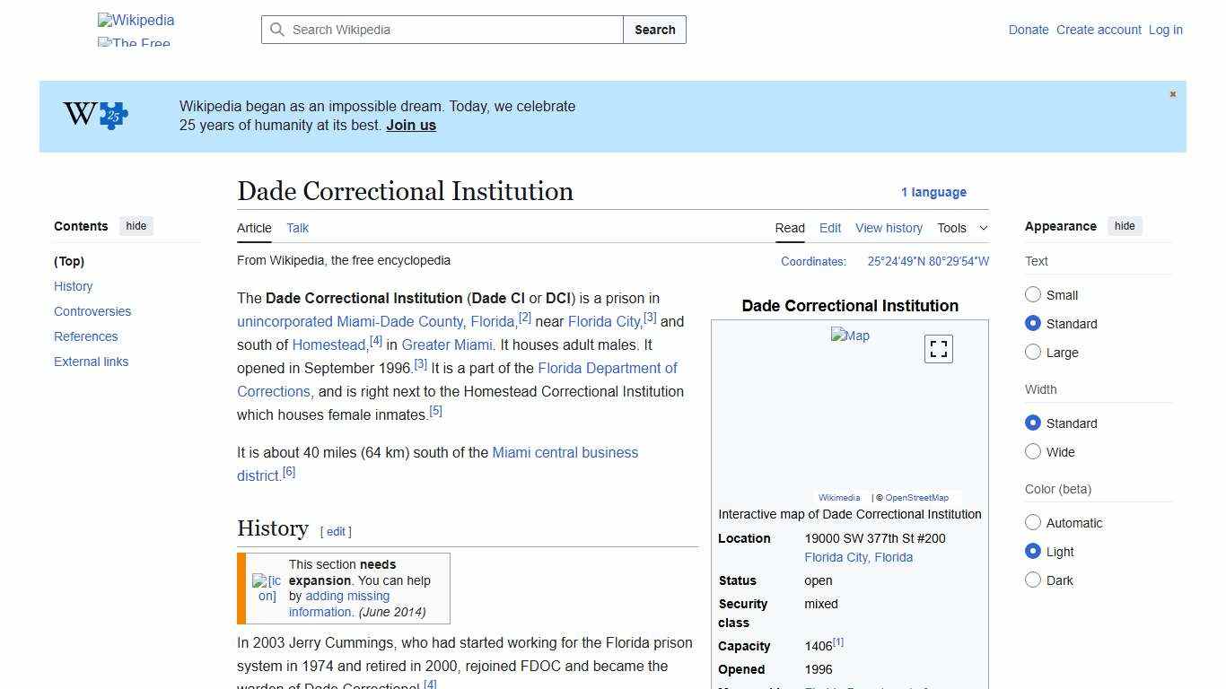 Dade Correctional Institution - Wikipedia